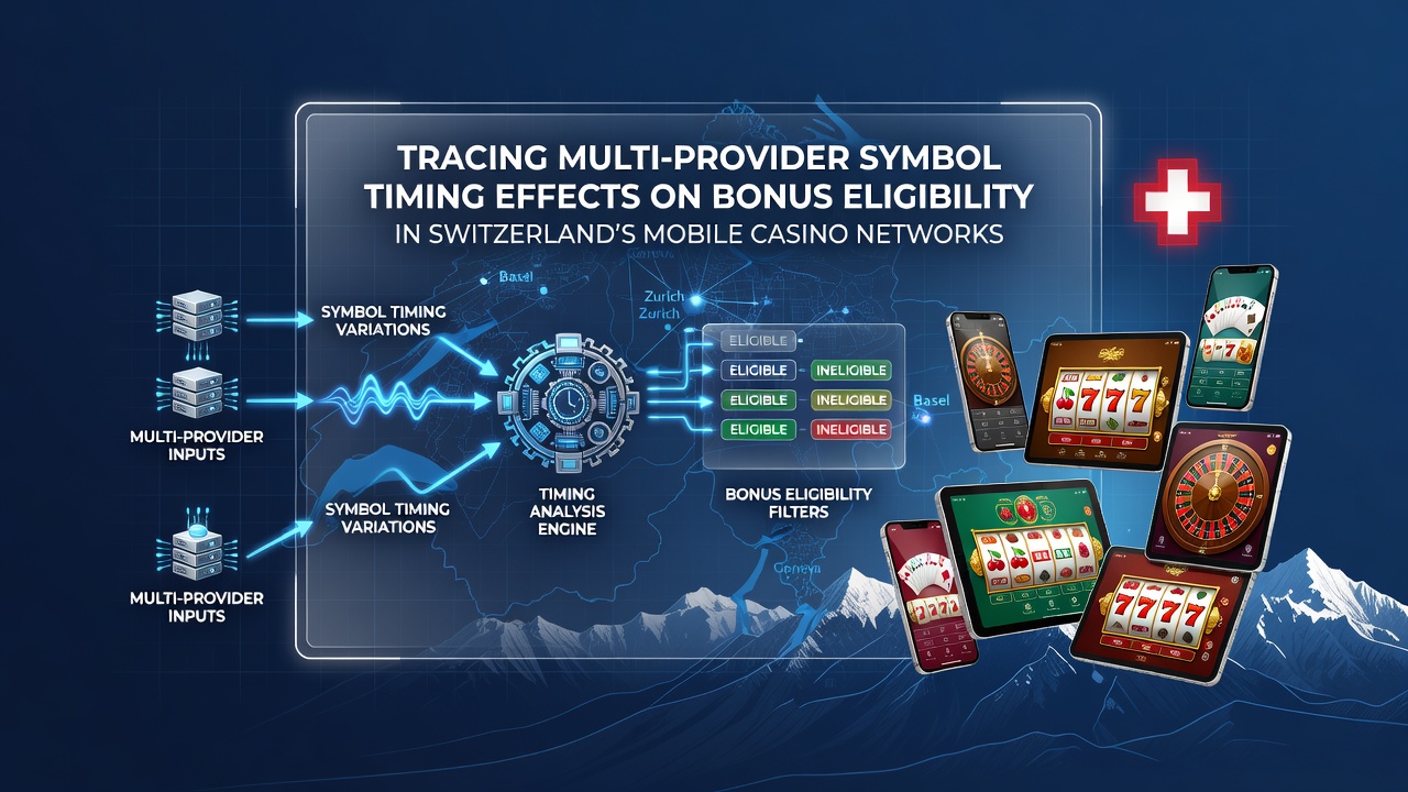 Diagram illustrating symbol timing sequences across multiple game providers in Swiss mobile casino platforms